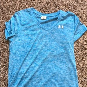 Blue under armor shirt